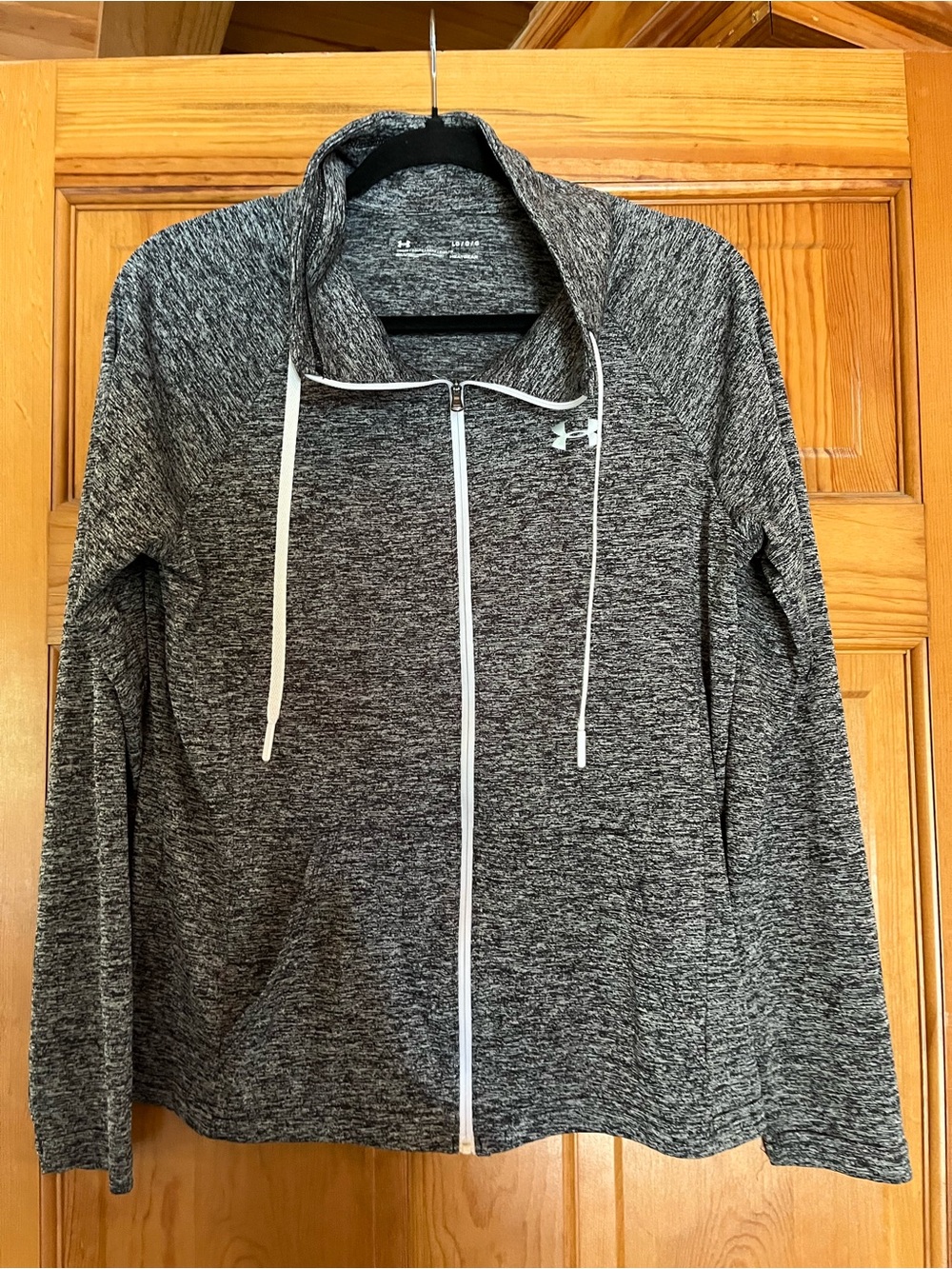 Under Armour HeatGear Full Zip Jacket Gray Heather Women’s L